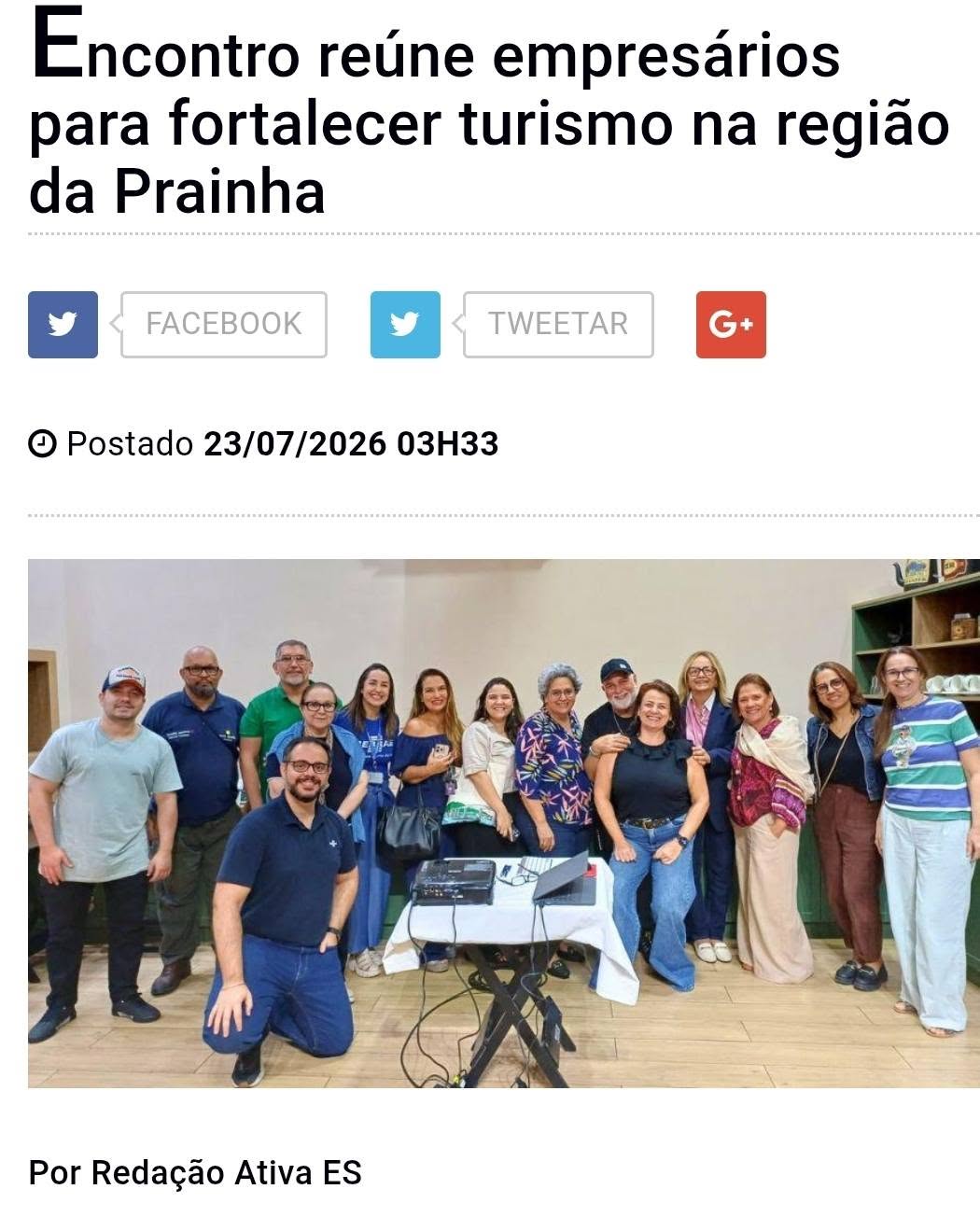 Encontro do Turismo