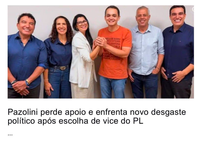 Pazolini perde aliança com Democrata