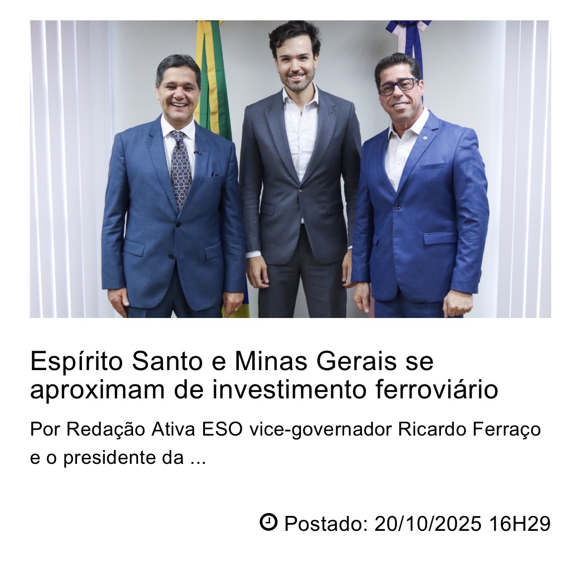 Ferrovia para crescer