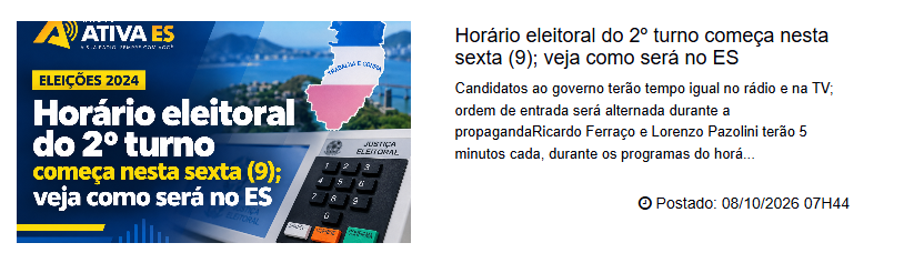 Segundo Turno no ES
