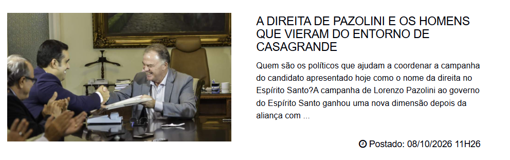 A DIREITA DE PAZOLINI